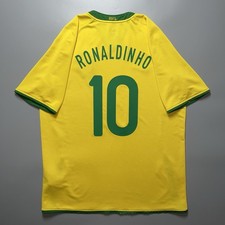 CAMISA BRASILEIRA NIKE 2008 FUTEBOL FUTEBOL CASA #10 RONALDINHO TAMANHO “XL” 258949-703, usado comprar usado CAMISA BRASILEIRA NIKE 2008 FUTEBOL FUTEBOL CASA #10 RONALDINHO TAMANHO “XL” 258949-703, usado comprar usado  Enviando para Brazil