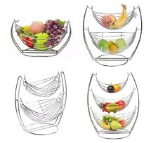 Chrome fruit basket for sale  LIVINGSTON