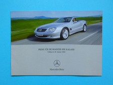 Prospekt preisliste mercedes gebraucht kaufen  Augsburg