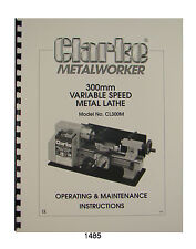 Clarke cl300m lathe for sale  Goddard