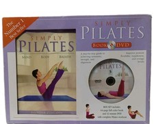 Simply Pilates Livro de Exercícios Treino DVD Caixa Conjunto Kit Guia Jennifer Pohlman NOVO comprar usado  Enviando para Brazil