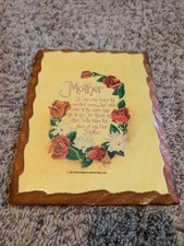 Wooden wall plaque for sale  Duncan Falls