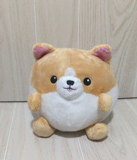 Bola de pelúcia redonda Squishable Corgi marrom bronzeado branco cachorro cachorro orelhas rosa comprar usado  Enviando para Brazil