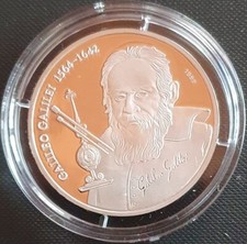 Silbermünze galileo galilei gebraucht kaufen  Weinstadt