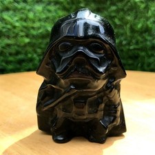 Cristal de cuarzo obsidiana natural 100G tallado a mano Dagong mineral curación segunda mano  Embacar hacia Mexico