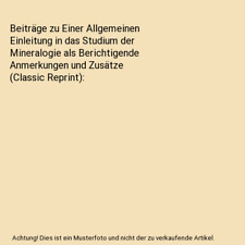 Beiträge einer allgemeinen gebraucht kaufen  Trebbin