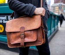 Tasche leder ziege gebraucht kaufen  Langenlonsheim
