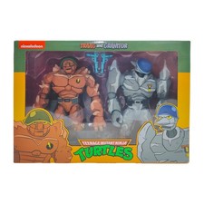 Używany, NECA Teenage Mutant Ninja Turtles Traag And Granitor Cartoon 2-Pack 2020 18cm na sprzedaż  Wysyłka do Poland