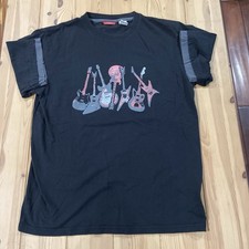 Camiseta vintage Y2K anos 90 Union Bay em camadas tamanho pequeno guitarra rock preta, usado comprar usado Camiseta vintage Y2K anos 90 Union Bay em camadas tamanho pequeno guitarra rock preta, usado comprar usado  Enviando para Brazil