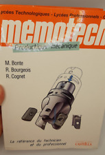 Mémotech productique mécaniq d'occasion  Épinal