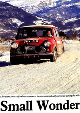 Rally winning mini for sale  UK