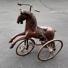 Boneca de madeira vintage triciclo cavalo - Estate, usado comprar usado  Enviando para Brazil