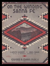 Partituras vintage ON THE WINDING SANTA FE Gilbert/Baer 1930 comprar usado  Enviando para Brazil