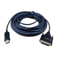 Cabo de vídeo digital DVI-D 24+1 pinos macho para HDMI chumbo dourado para PC/monitor/TV -10M, usado comprar usado  Enviando para Brazil
