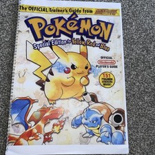 pokemon yellow guide for sale pokemon yellow guide for sale SUTTON-IN-ASHFIELD