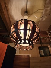 Rattan lampe kokoslampe gebraucht kaufen  Petersberg