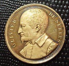 Médaille olivier serres d'occasion  Saint-Pantaléon-de-Larche