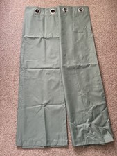 green eyelet curtains for sale  NUNEATON