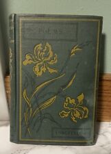 Antique Longfellow's Poems Book Lupton 1842 ? Green Hardcover Gold Floral segunda mano  Embacar hacia Argentina