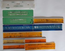 Rotring lettering stencils for sale  ESHER