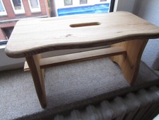 Fussbank hocker massivholz gebraucht kaufen  Kiel