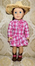 Boneca AG Saige 2013 GOTY, Cabelo Vermelho, Sardas, Brincos, Roupa Xadrez Ocidental comprar usado  Enviando para Brazil