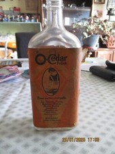 Bouteille verre cedar d'occasion  La Gacilly