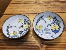 Usado, Pratos raros vintage de porcelana e latão pintados à mão estilo oriental/oriental comprar usado  Enviando para Brazil