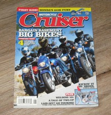 Revista Motorcycle Cruiser junio 2009 edición posterior Kickin It Ol Skool Circa 1910 segunda mano  Embacar hacia Mexico
