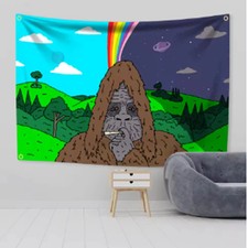 The Big Lez Show Meme Bandeira Tapeçaria Parede Pendurada Sasquatch Banner Decoração comprar usado  Enviando para Brazil