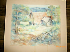 Pintura pastel 16x13,5" Arthur Knebel Colorado artista listado original, usado comprar usado  Enviando para Brazil