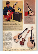 1966 PAPER AD 4 PG Brinquedo Tocar Guitarra Elétrica Órgão Liverpool Bateria, usado comprar usado  Enviando para Brazil