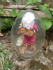 Vintage glass dome for sale  WIGSTON