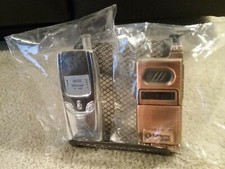 (PAR) 2 DA DÉCADA DE 1990 BOLSO DE CELULAR REUTILIZÁVEL COLECIONÁVEL UM FLIP-PHONE comprar usado  Enviando para Brazil