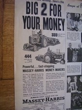 Vintage massey harris for sale Vintage massey harris for sale  Three Rivers