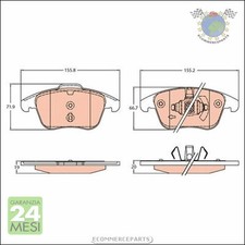 Kit pastiglie freno usato  Roma
