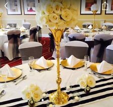 Gold martini vases for sale  GRAYS