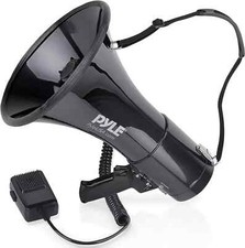 Alto-falante Pyle Megaphone PA Bullhorn sirene embutida volume ajustável 50 Watts comprar usado  Enviando para Brazil