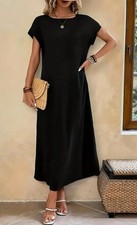 Damen kleid schwarz gebraucht kaufen  Hamburg