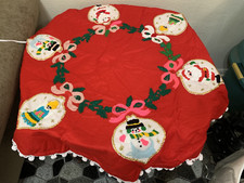 Vintage christmas embroidered for sale  Houston