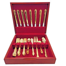 Gold plated stainless for sale  Shipping to Ireland