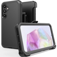 Capa telefone à prova de choque compatível com Otterbox + vidro tela para Samsung Galaxy S25 FE, usado comprar usado  Enviando para Brazil
