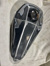 Tanque de caixão! Tanque helicóptero Harley personalizado motocicleta 1,5 gal pronto para pintar comprar usado  Enviando para Brazil