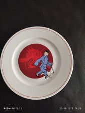 Tintin assiette porcelaine d'occasion  Saint-Etienne