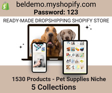 DROPSHIPPING PRONTO Shopify Store - 1530 Produtos - Nicho de suprimentos para animais de estimação, usado comprar usado  Enviando para Brazil