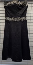 Satin sequin strapless for sale  NESTON