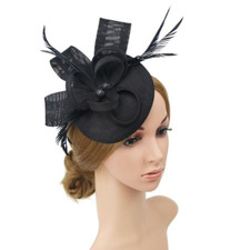 Bonés fascinador chapéu flor tiara malha festa noite casamento feminino feminino comprar usado  Enviando para Brazil