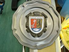 Assiette étain blason d'occasion  Doullens