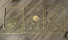 Gold metal wall for sale  Grand Prairie