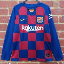 Kit camisa manga comprida Nike BARCELONA 2019/20 futebol em casa - Média comprar usado  Enviando para Brazil